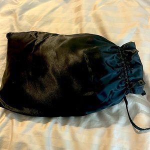 Satin Sheets in carry bag. Black, full size. Never used